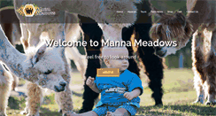 Desktop Screenshot of mannameadowsalpacas.com